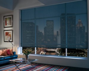 Designer Screen Roller Shades with Continuous Cord Loop-min